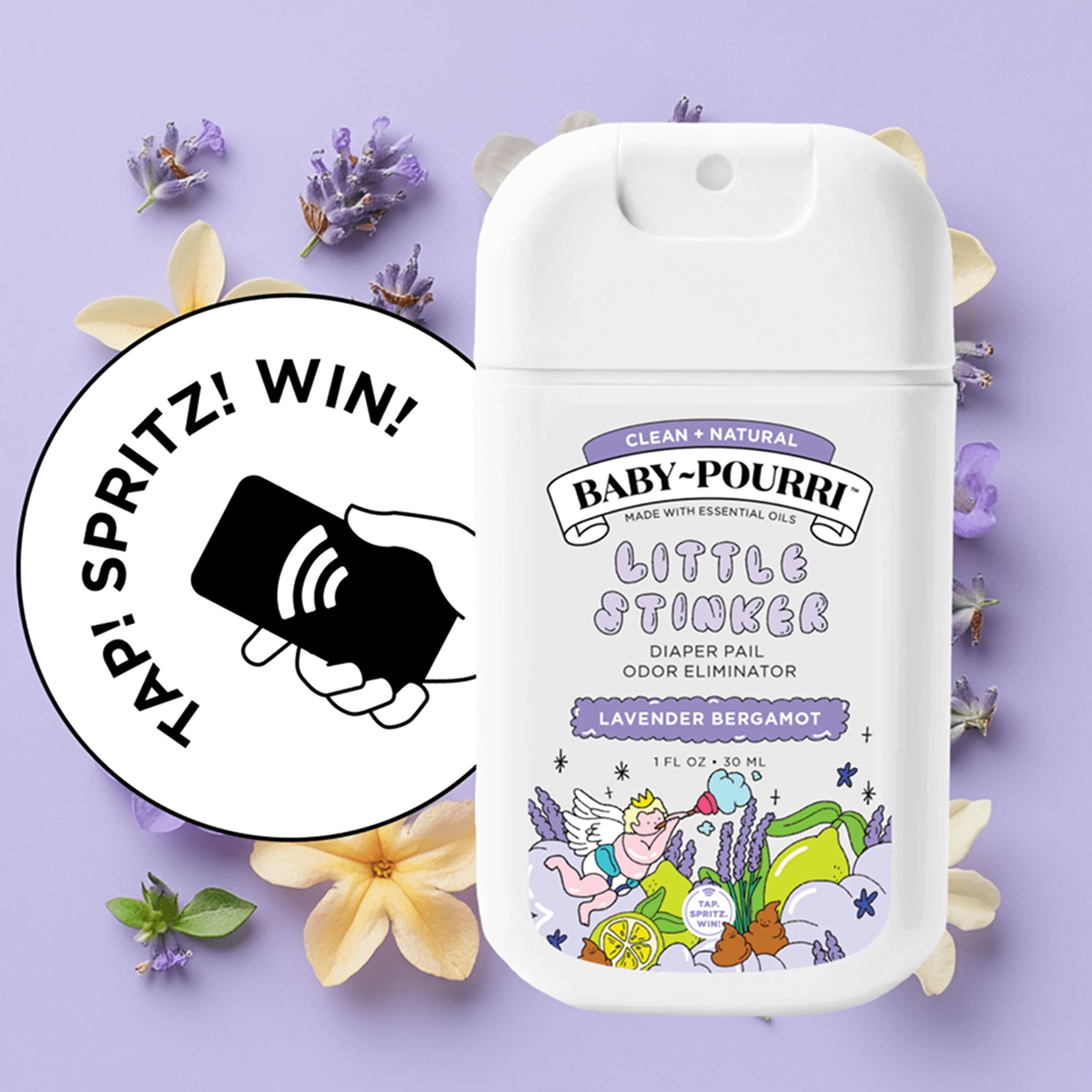 Little Stinker Diaper Pail Odor Freshener Pocket Sprayer