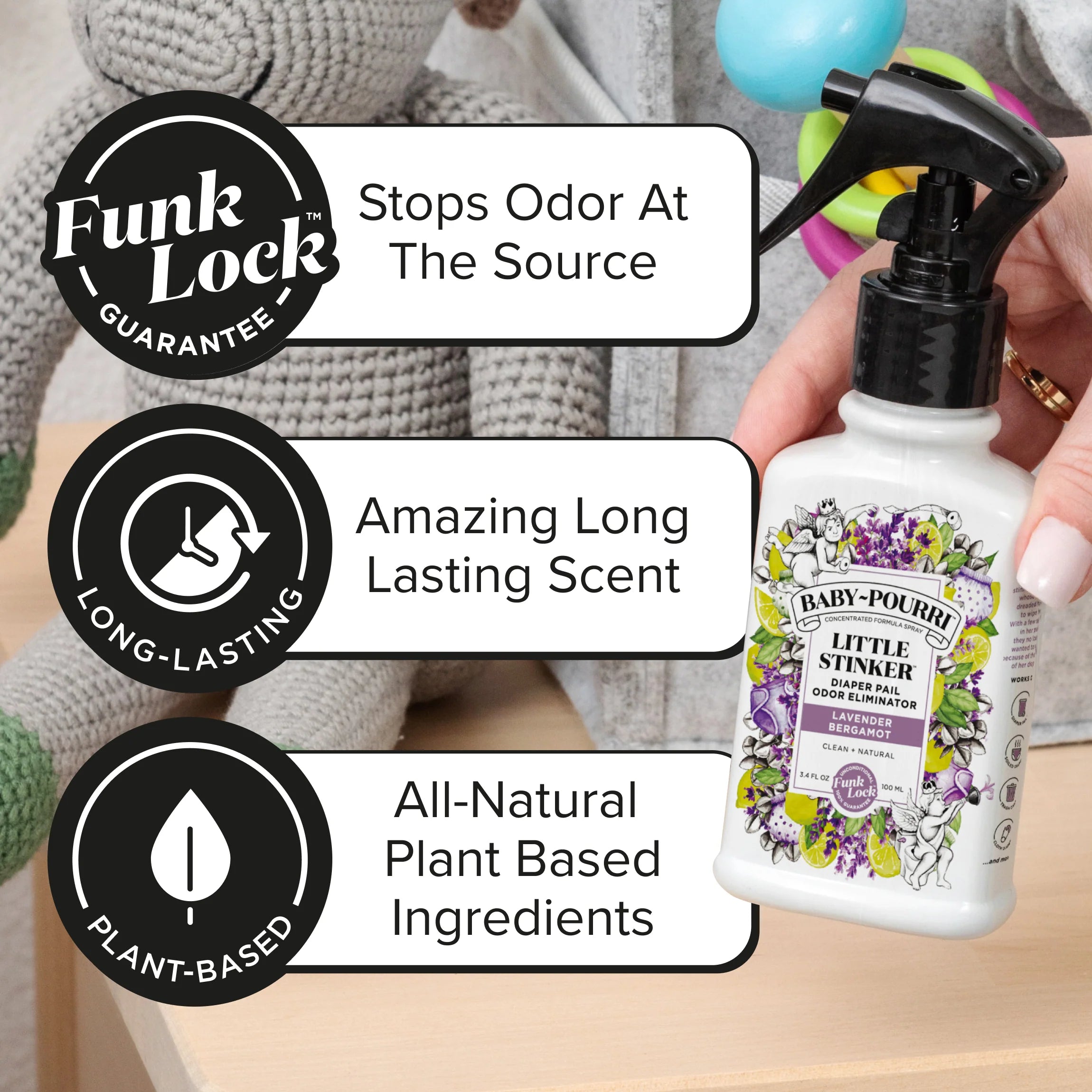 Little Stinker - Baby-Pourri Diaper Pail Freshener - View 4