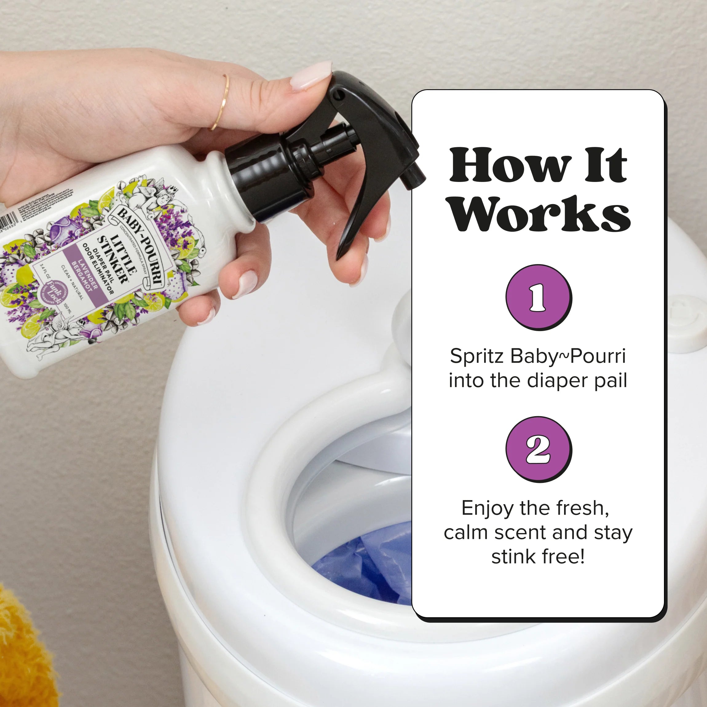Little Stinker - Baby-Pourri Diaper Pail Freshener - View 5