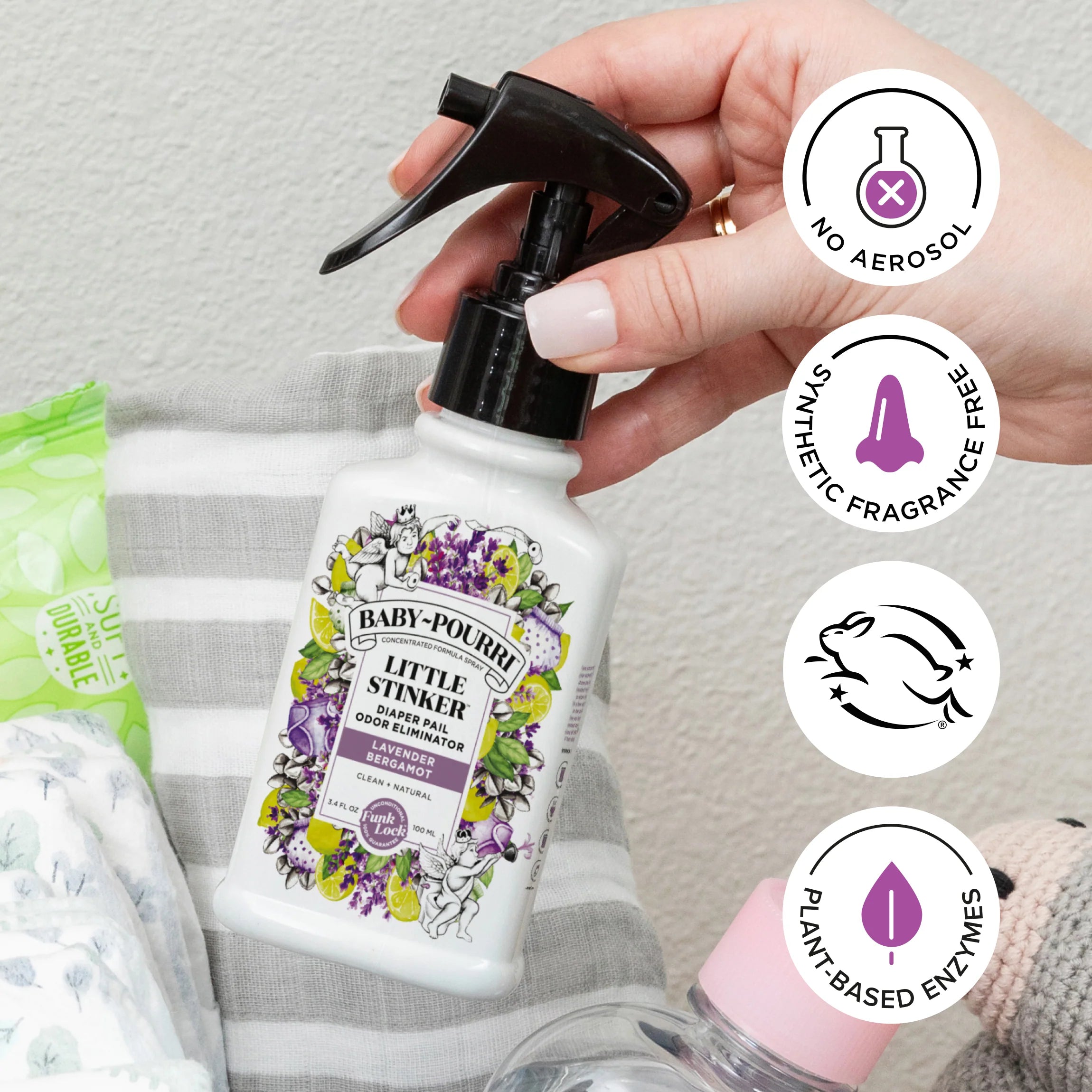 Little Stinker - Baby-Pourri Diaper Pail Freshener - View 6
