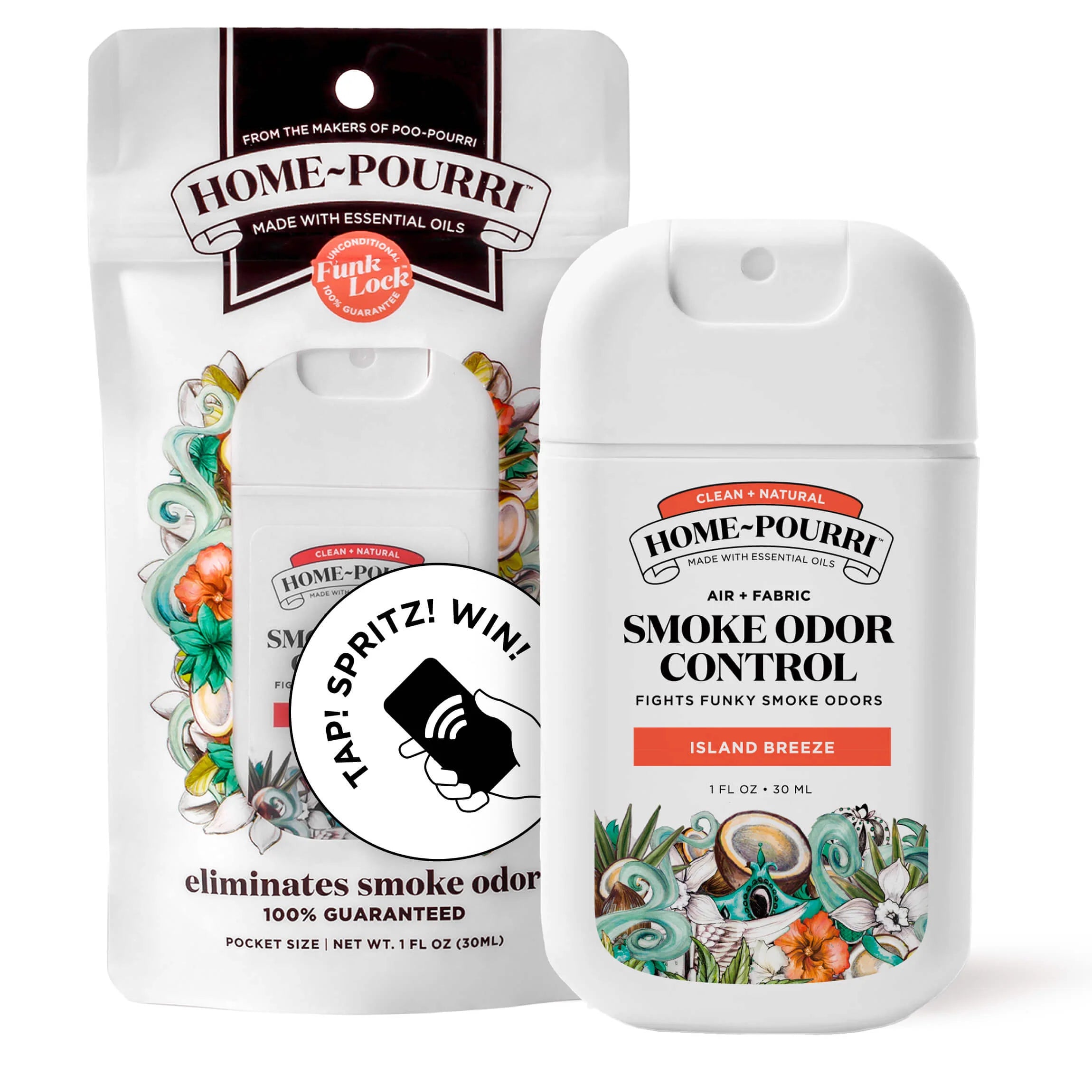 Smoke Odor Control Island Breeze Pocket Sprayer - View 2