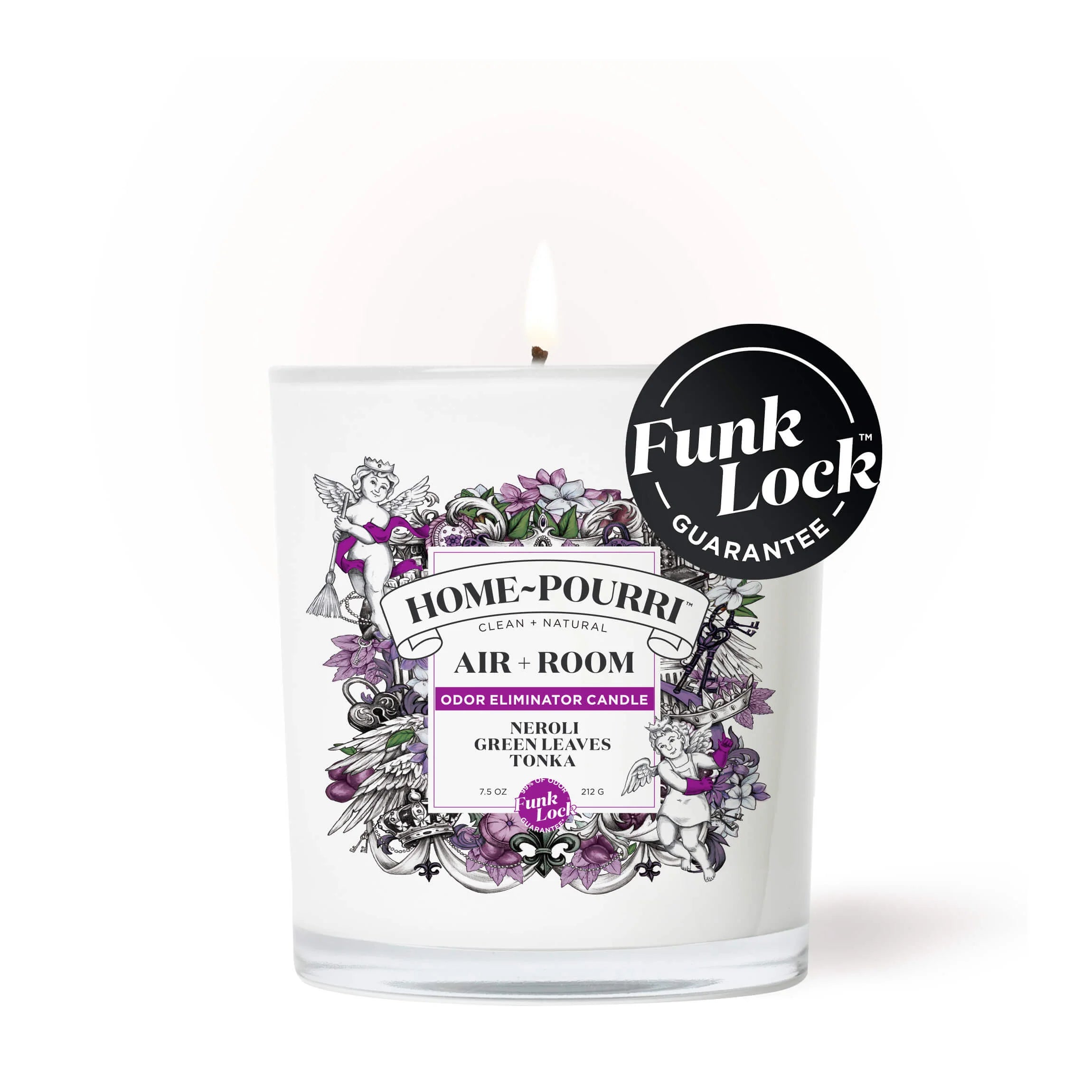 Neroli Green Leaves Tonka Candle - Home~Pourri Candle - View 2
