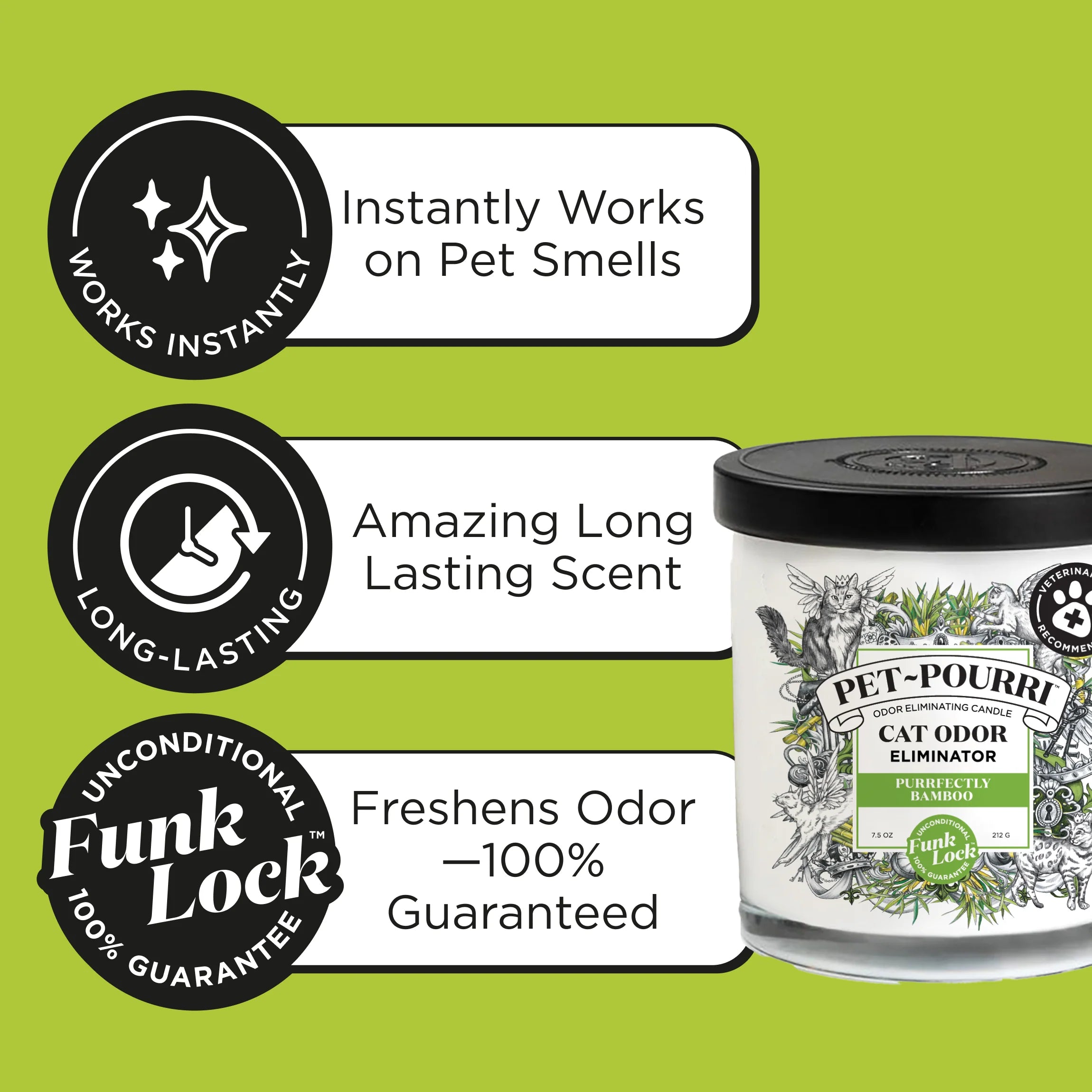Purrfectly Bamboo Candle - Pet~Pourri Candle - View 4