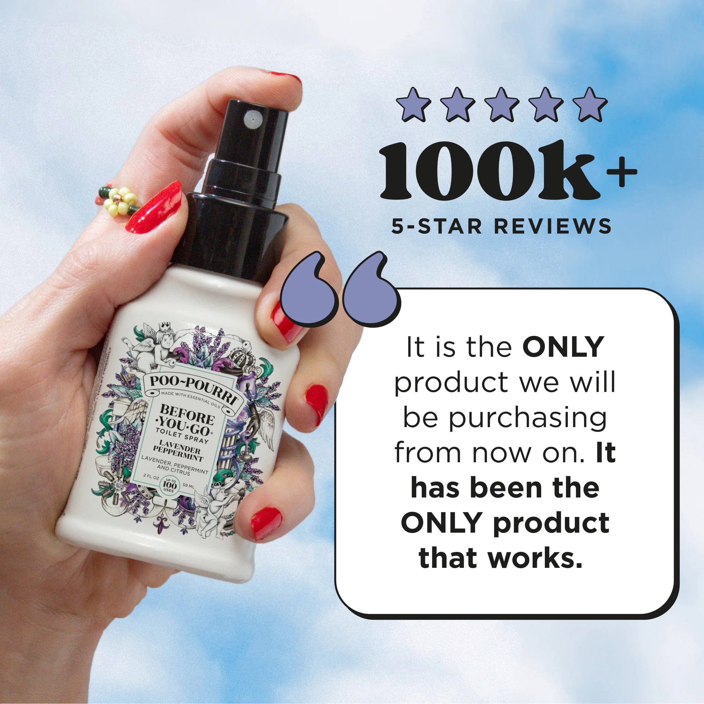 Lavender Peppermint - Poo~Pourri Toilet Spray - View 4
