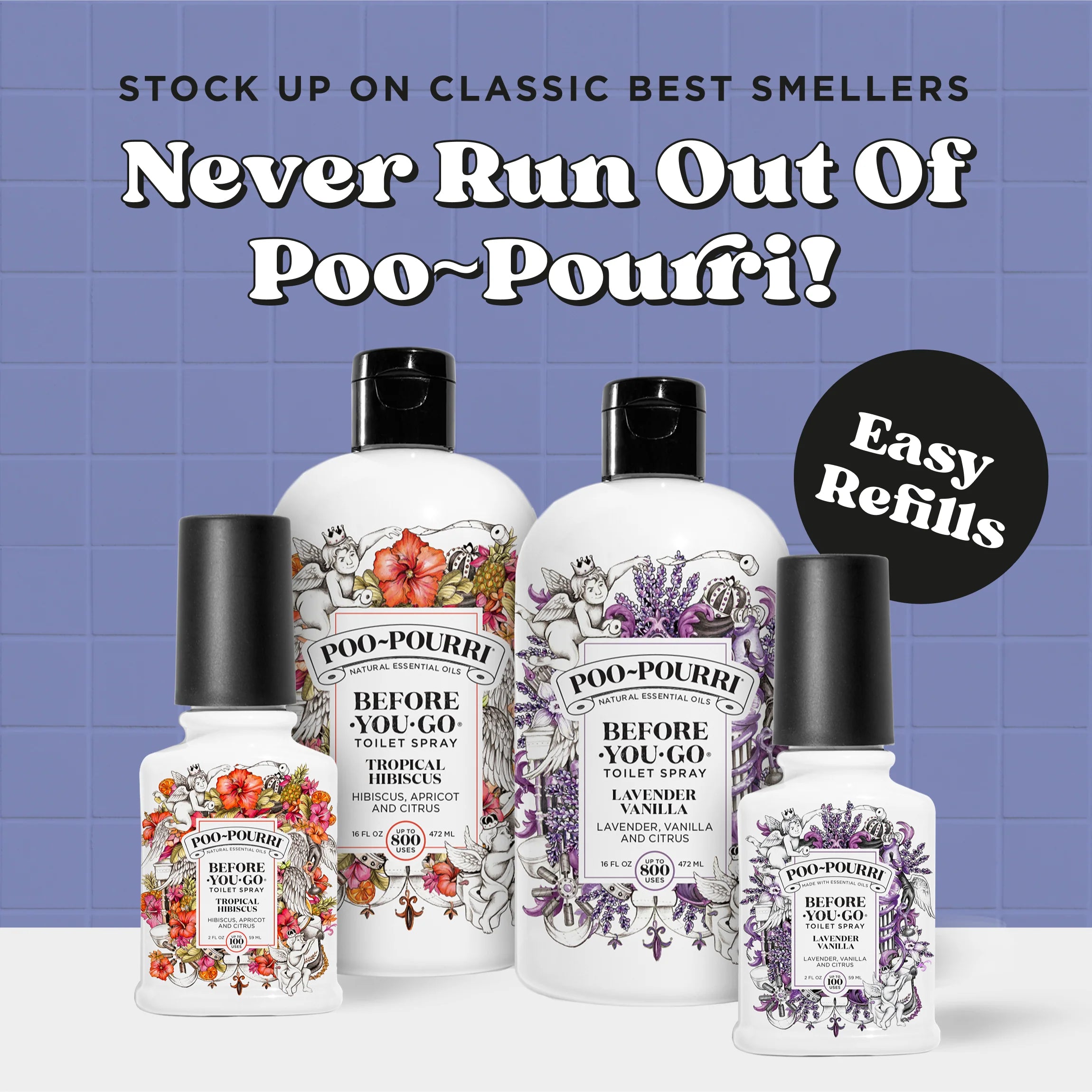 Lavender Peppermint Refill - Poo~Pourri Toilet Spray - View 6
