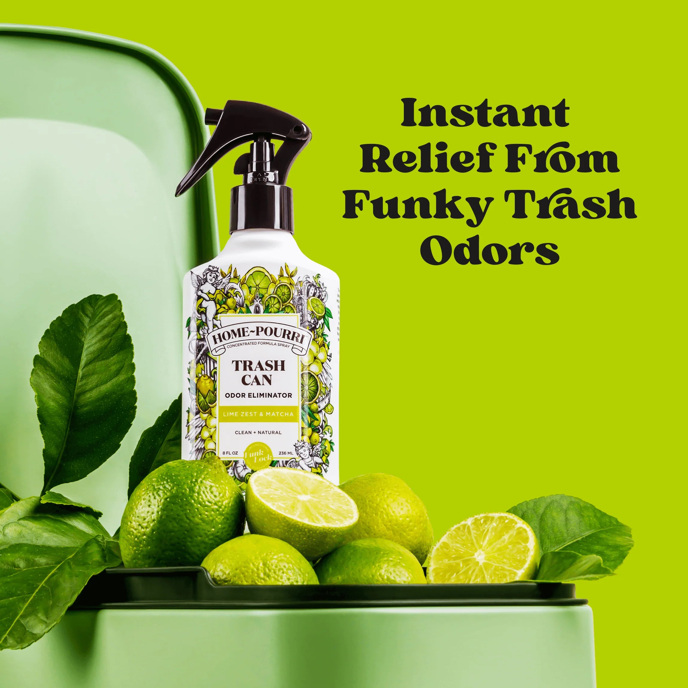 Lime Zest & Matcha - Home~Spray Air Freshener for Trash Can - View 3