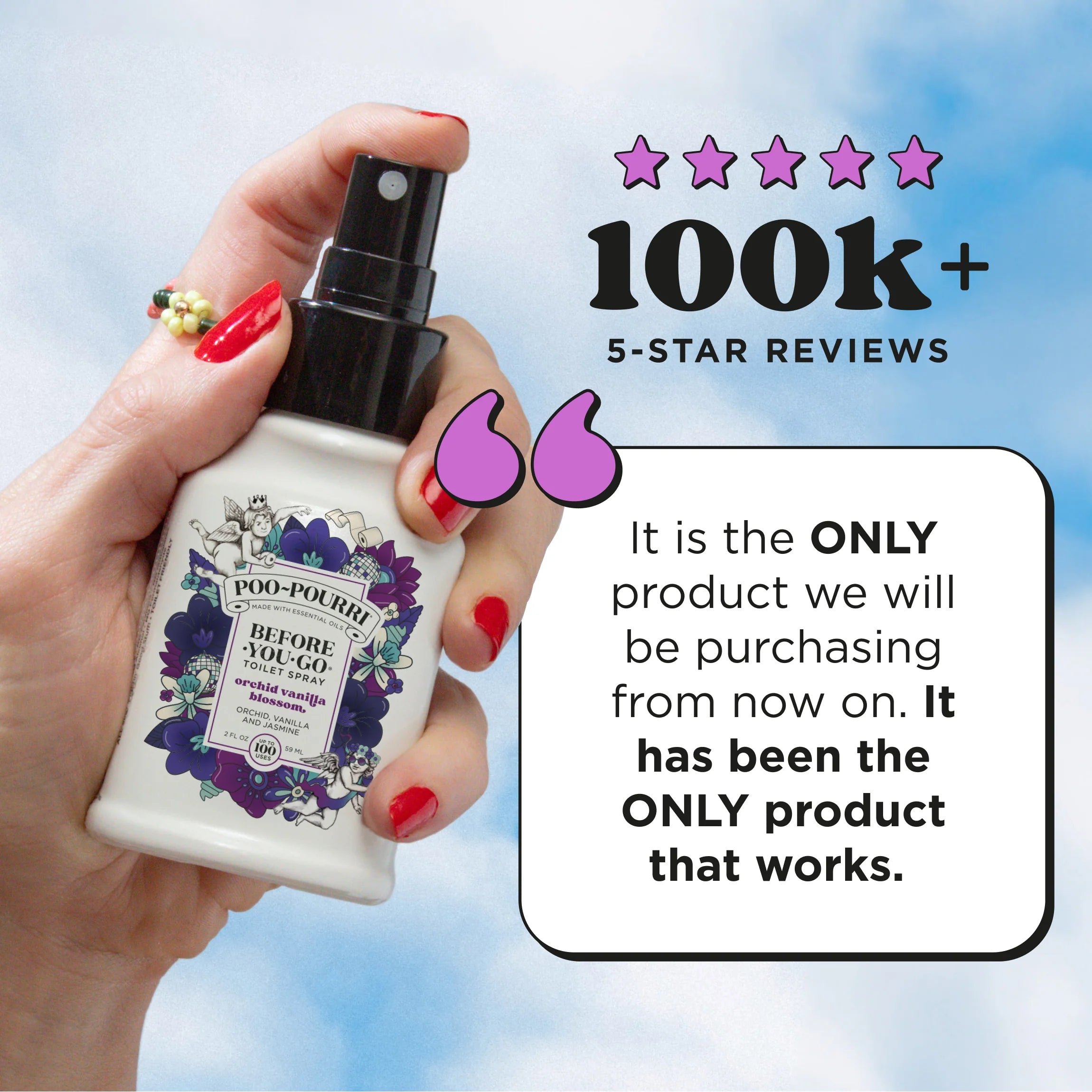 Orchid Vanilla Blossom - Poo~Pourri Toilet Sprays - View 4