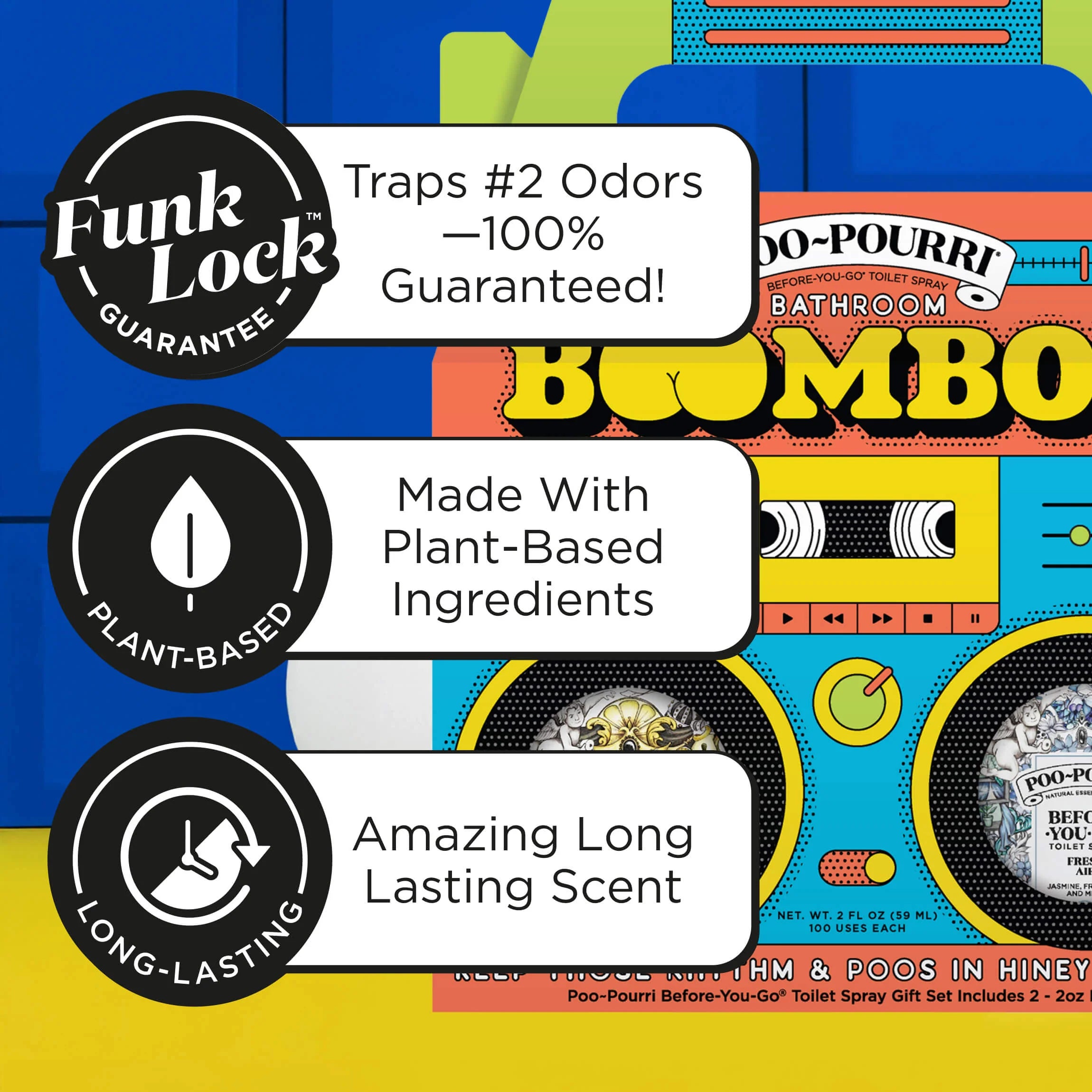 Bathroom Boombox Set - Poo~Pourri Toilet Spray - View 3