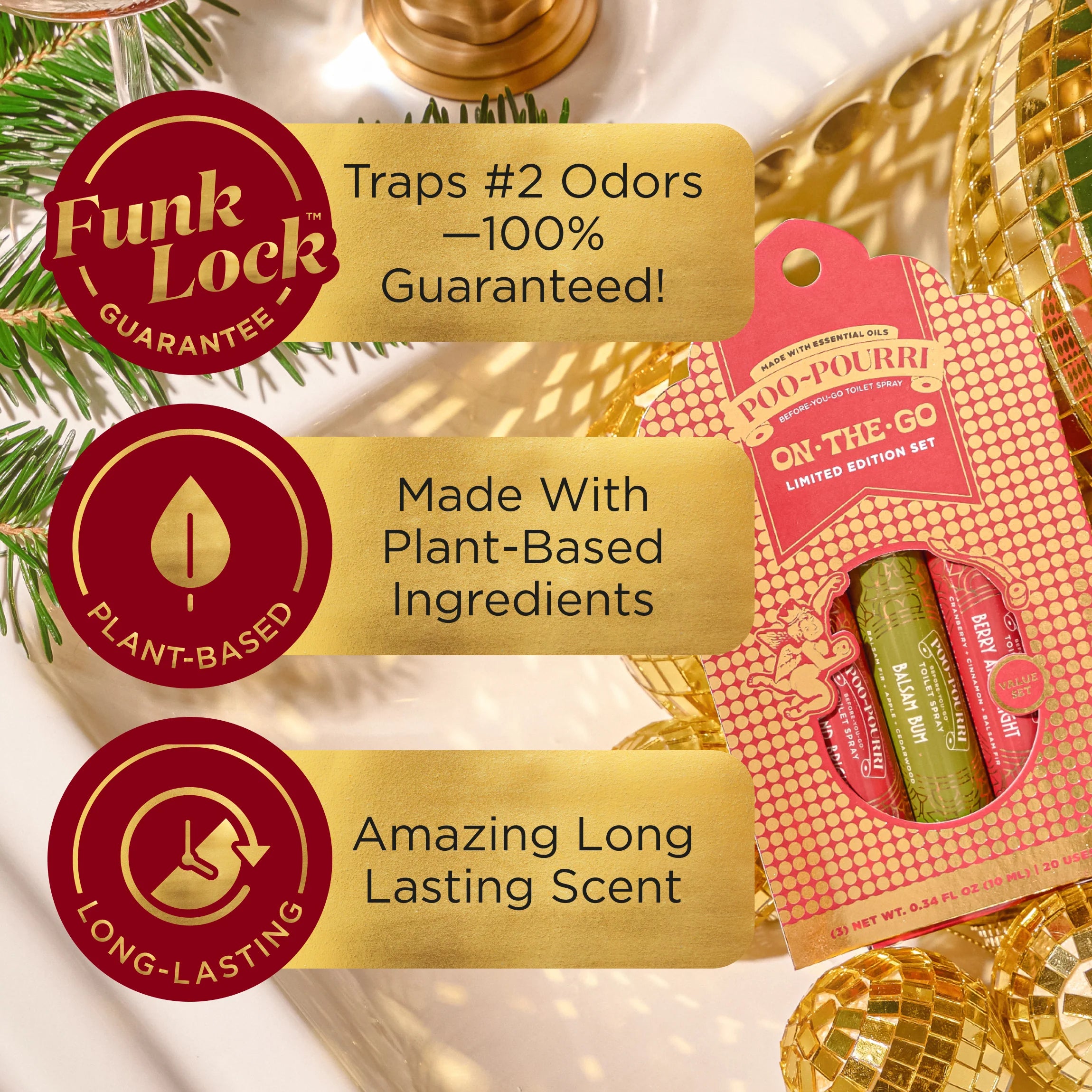 Holiday On the Go Set - Poo~Pourri Toilet Sprays - View 3