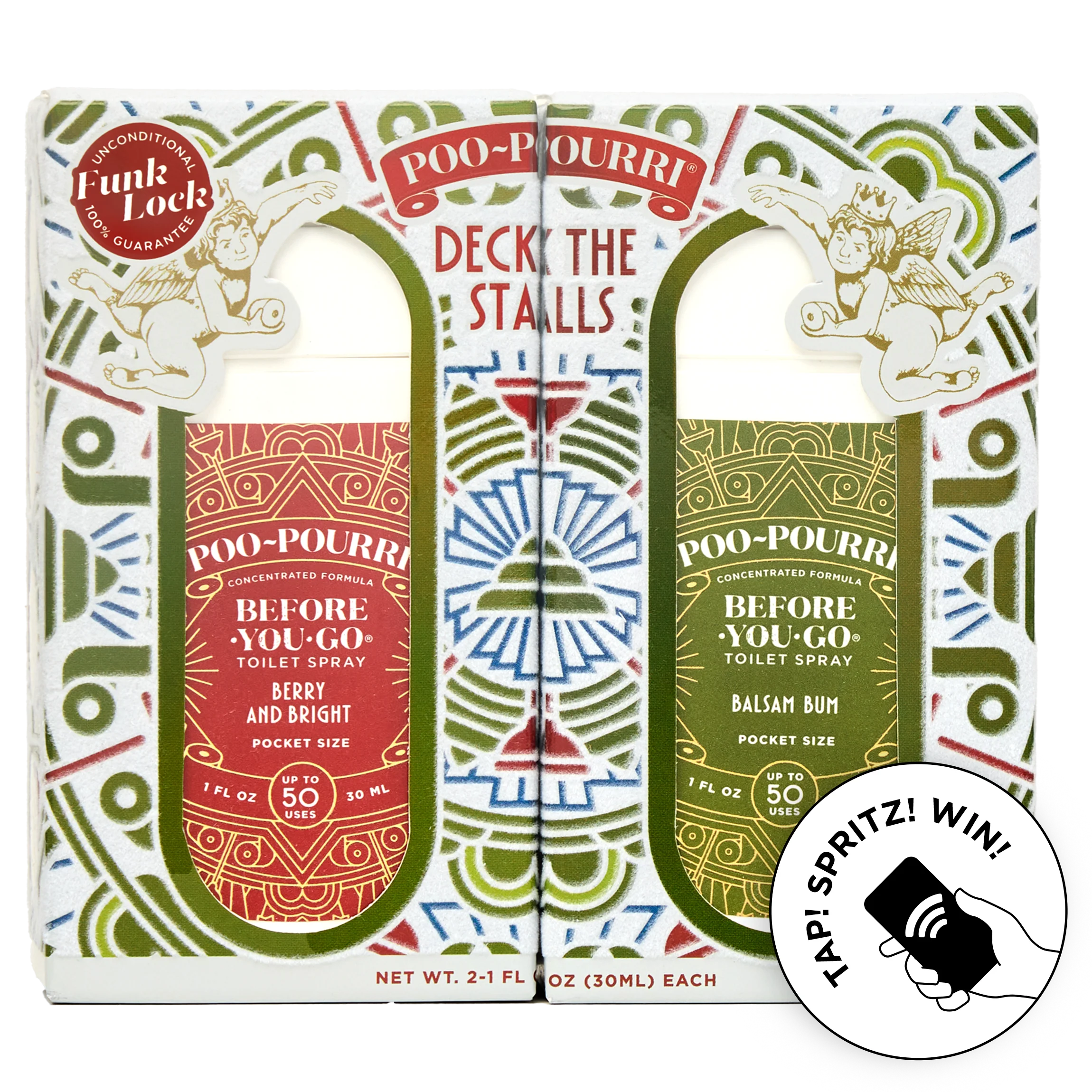 Deck the Stalls Tear & Share - Poo~Pourri Toilet Sprays - View 2