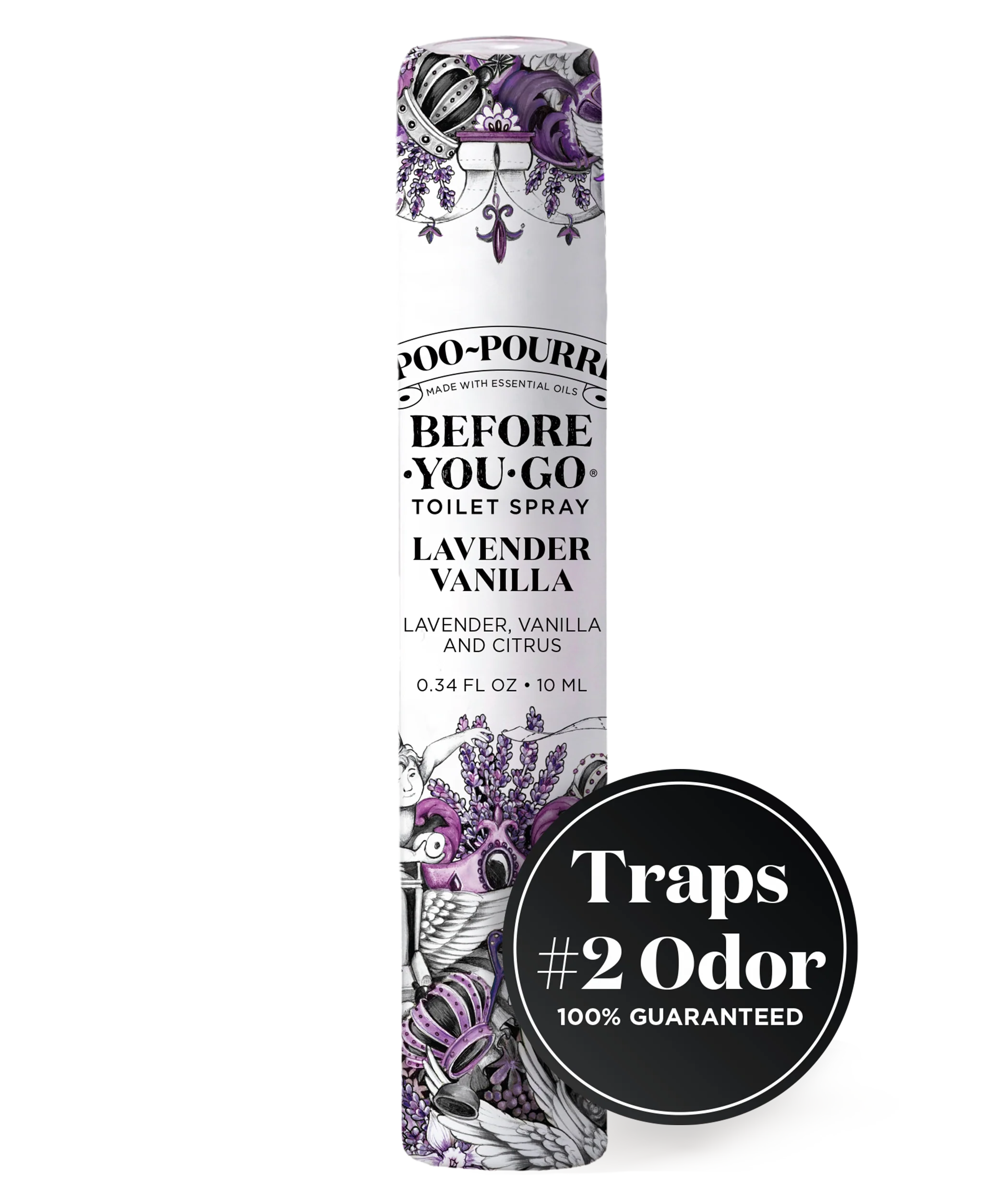 Lavender Vanilla 10ml - Poo~Pourri Toilet Spray - View 2