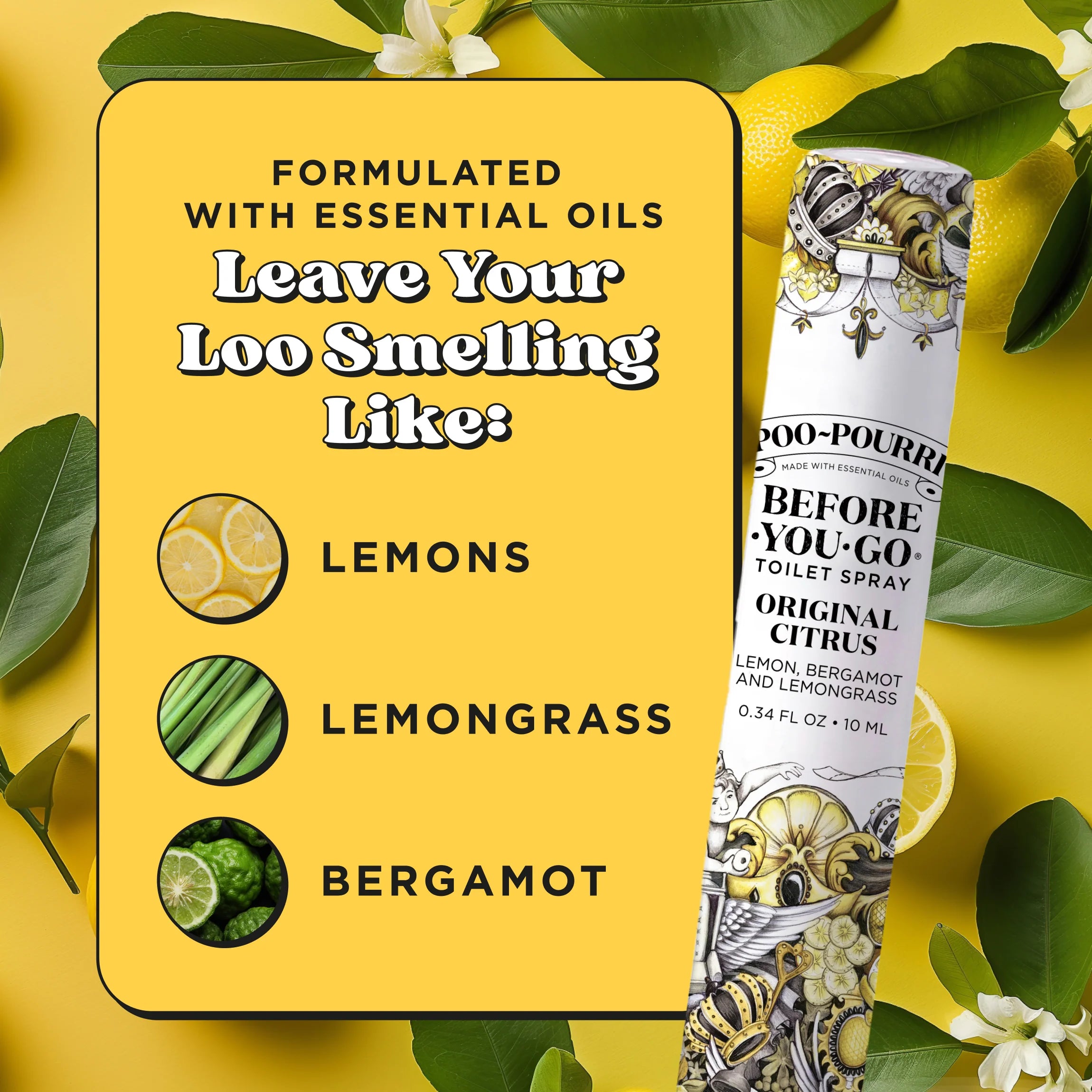 Original Citrus 10ml - Poo~Pourri Toilet Spray - View 6